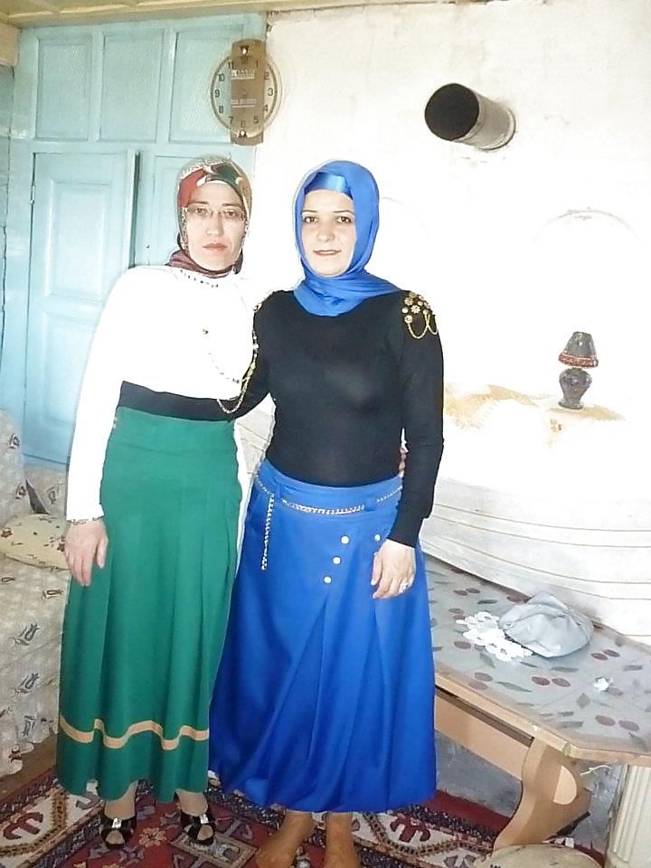 Turkish arab hijab turbanli asian kapali #37962520
