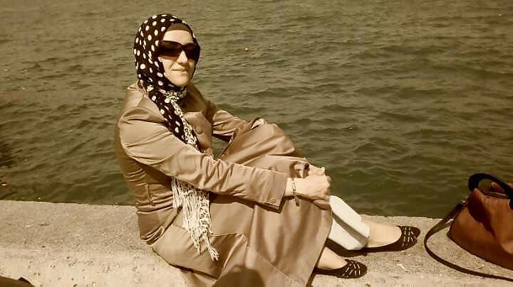 Turkish arab hijab turbanli asian kapali #37962591