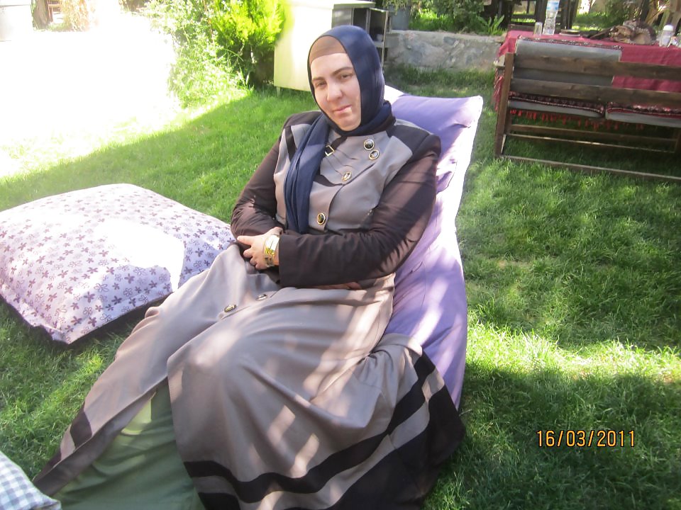 Turkish arab hijab turbanli asian kapali #37962594