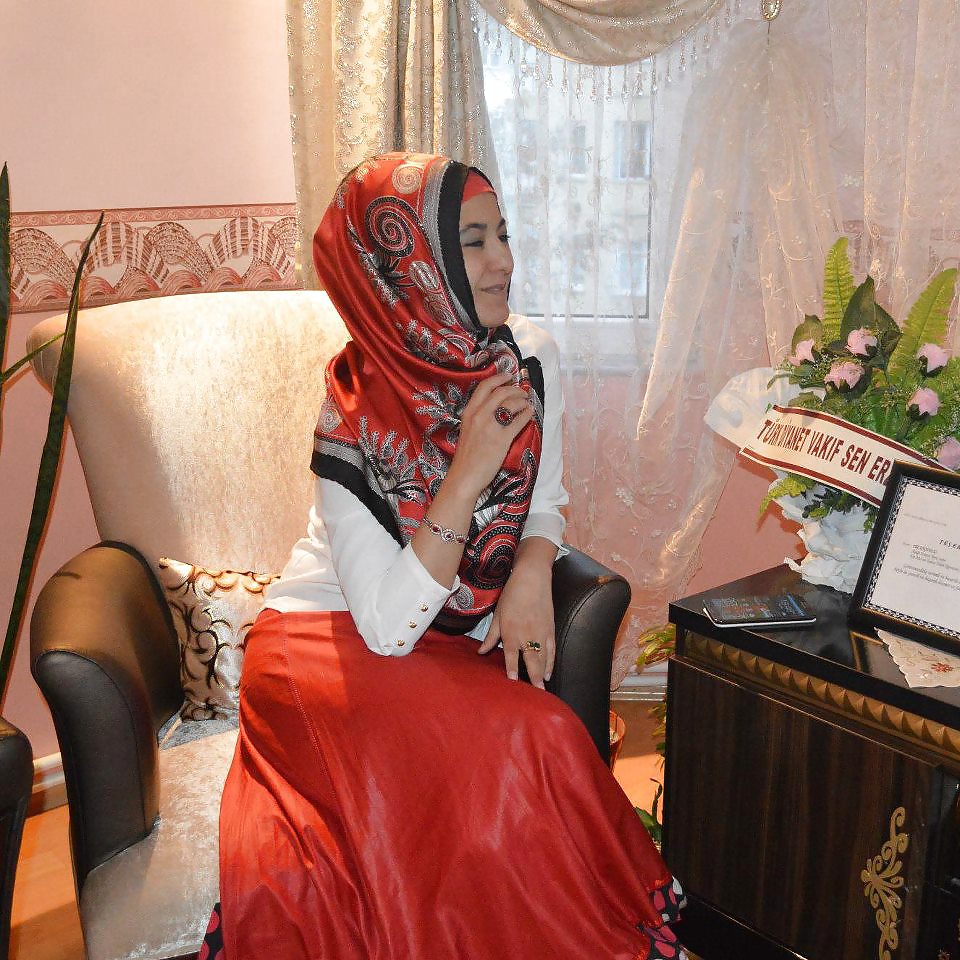 Turkish arab hijab turbanli asian kapali #37962695