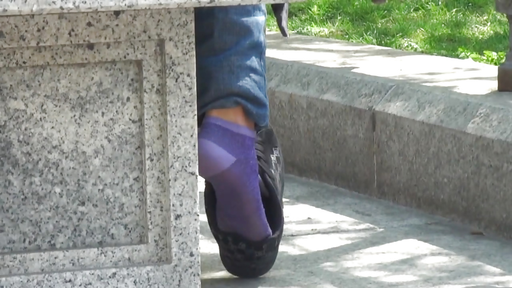 Purple socks dc sneaker shoeplay #38766752