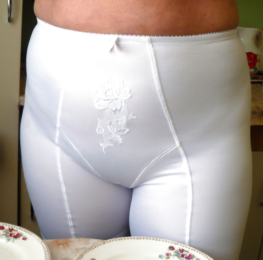 Pushuna's white longleg panty girdle #30117029