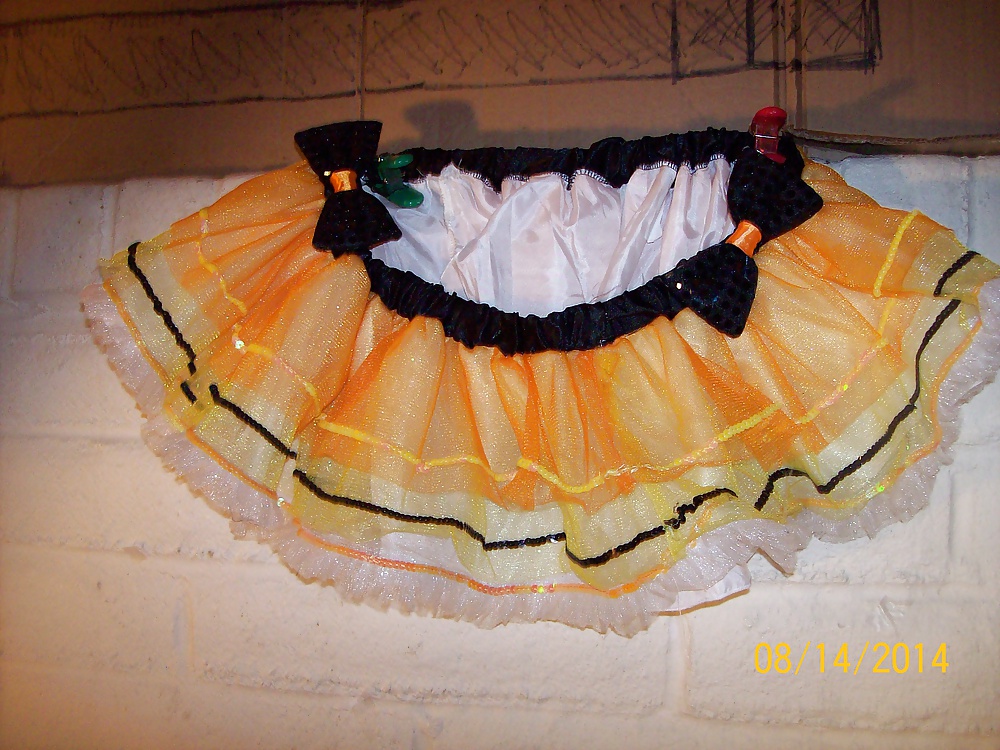 Micro skirts and tutus worn to tease and please BBCs only.  #24838752