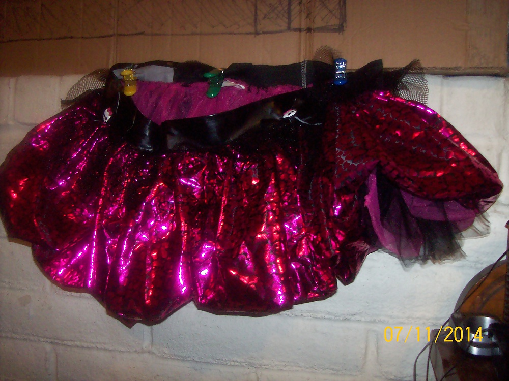 Micro skirts and tutus worn to tease and please BBCs only.  #24838848