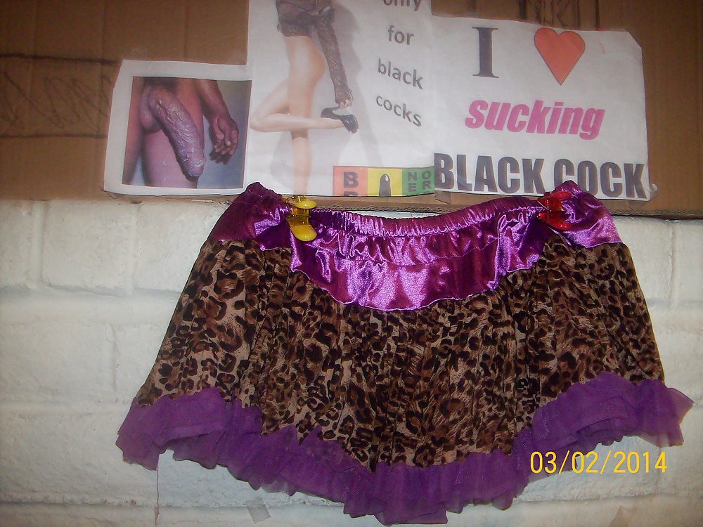 Micro skirts and tutus worn to tease and please BBCs only.  #24838878