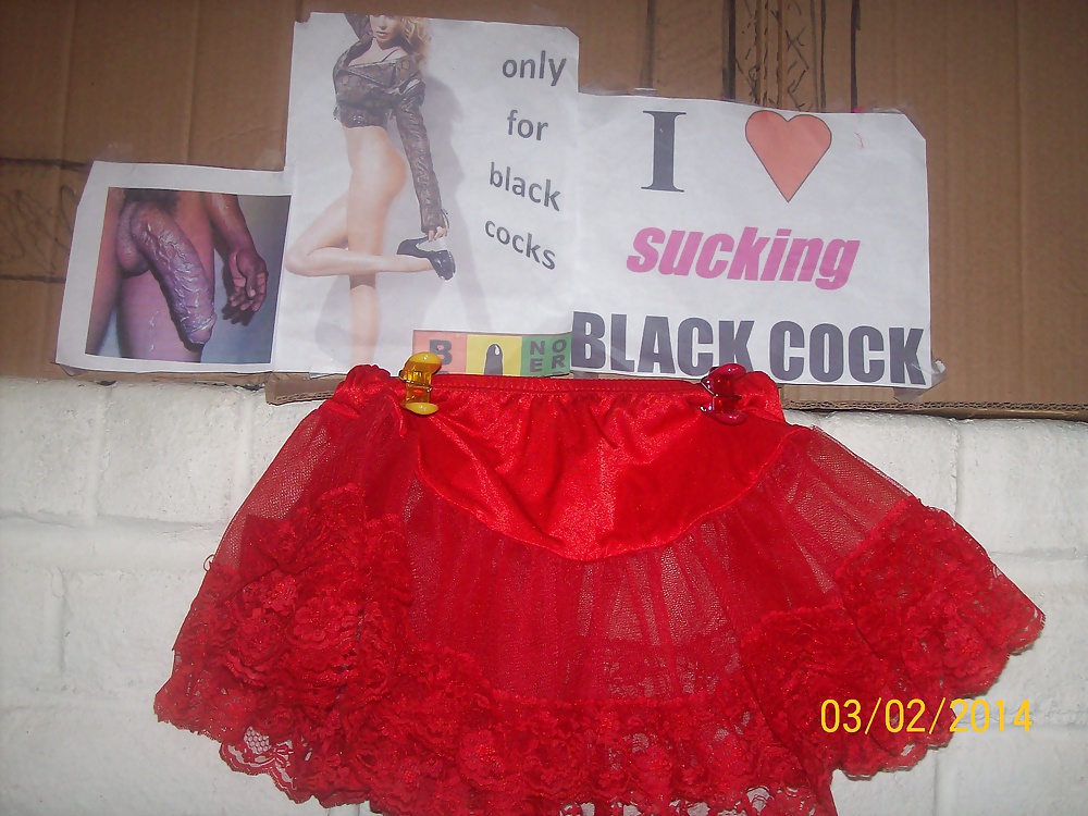 Micro skirts and tutus worn to tease and please BBCs only.  #24838911