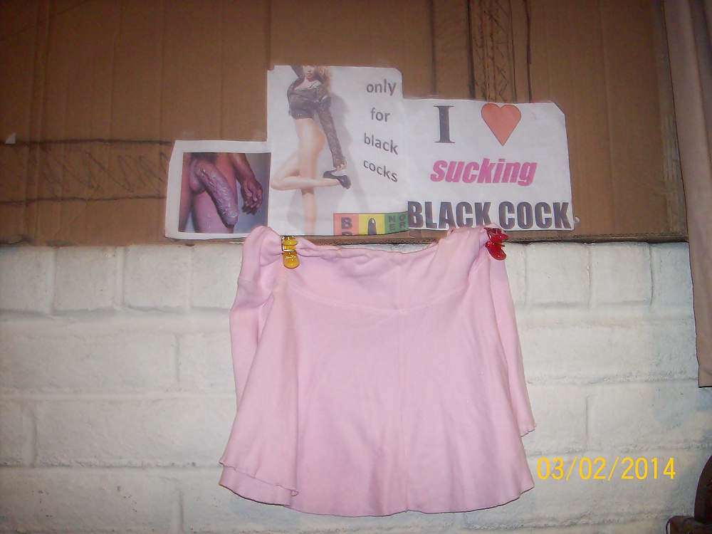 Micro skirts and tutus worn to tease and please BBCs only.  #24838963