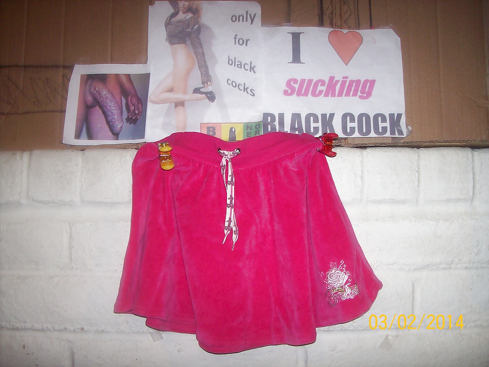 Micro skirts and tutus worn to tease and please BBCs only.  #24838984