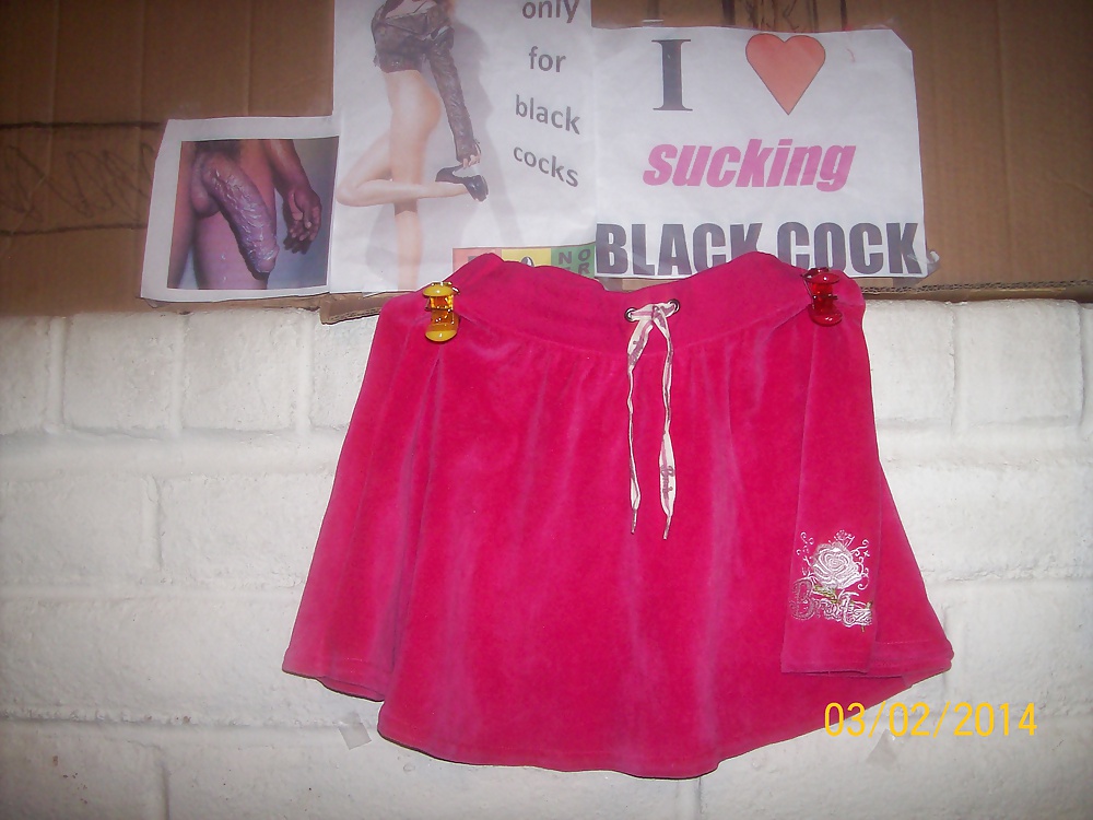 Micro skirts and tutus worn to tease and please BBCs only.  #24839022