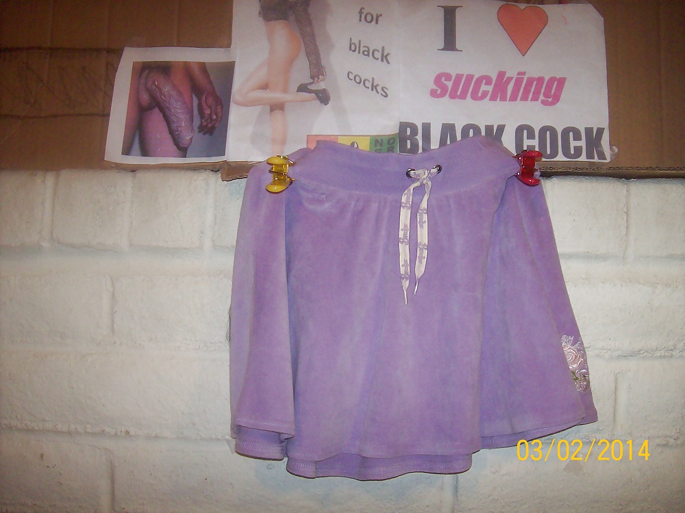 Micro skirts and tutus worn to tease and please BBCs only.  #24839081