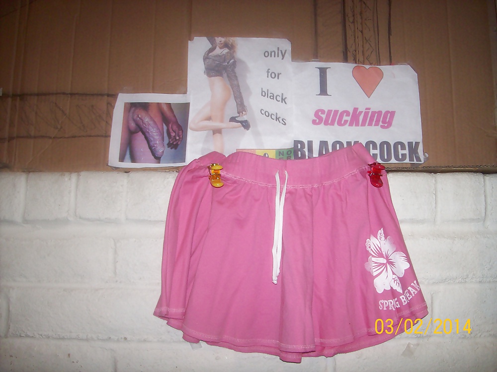 Micro skirts and tutus worn to tease and please BBCs only.  #24839089