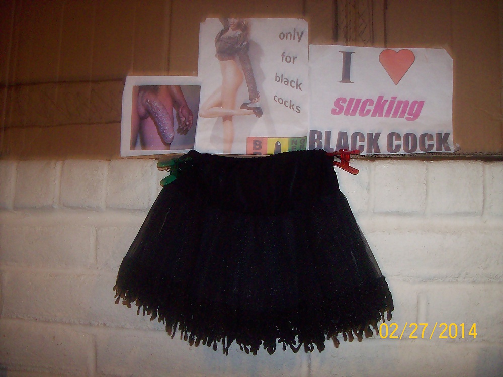 Micro skirts and tutus worn to tease and please BBCs only.  #24839120