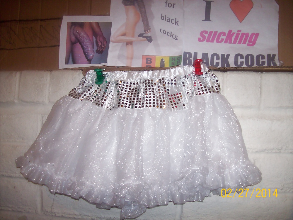 Micro skirts and tutus worn to tease and please BBCs only.  #24839126