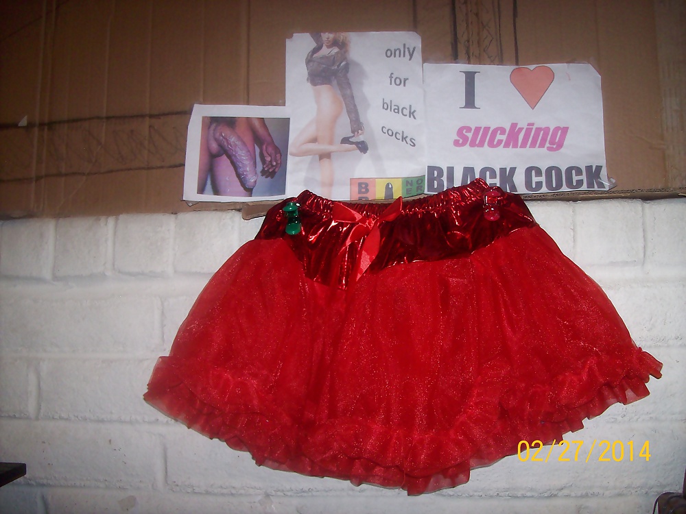 Micro skirts and tutus worn to tease and please BBCs only.  #24839163