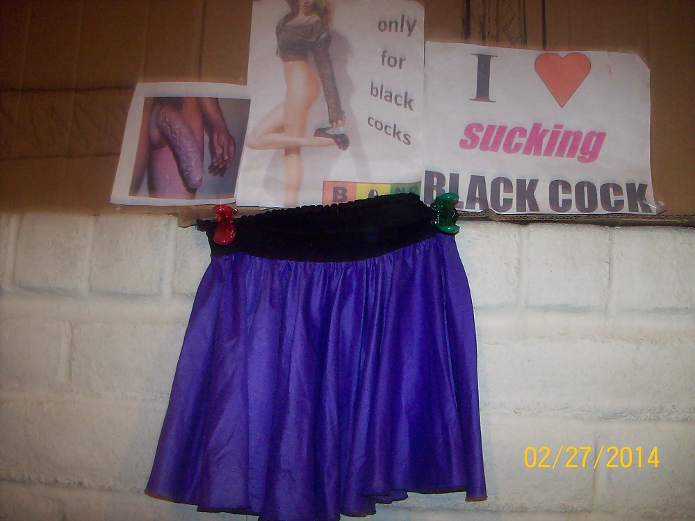 Micro skirts and tutus worn to tease and please BBCs only.  #24839208