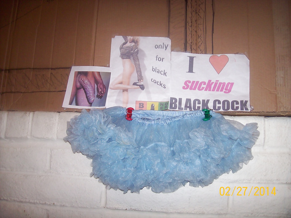 Micro skirts and tutus worn to tease and please BBCs only.  #24839352