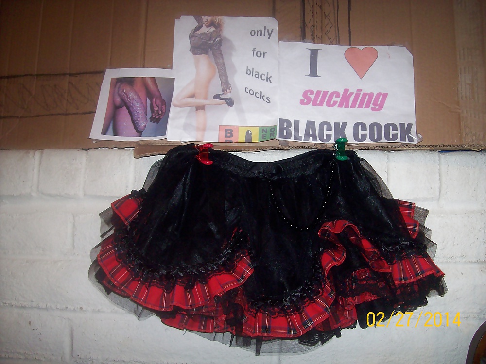 Micro skirts and tutus worn to tease and please BBCs only.  #24839359