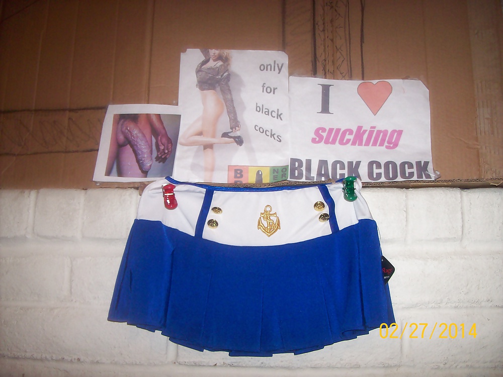 Micro skirts and tutus worn to tease and please BBCs only.  #24839364