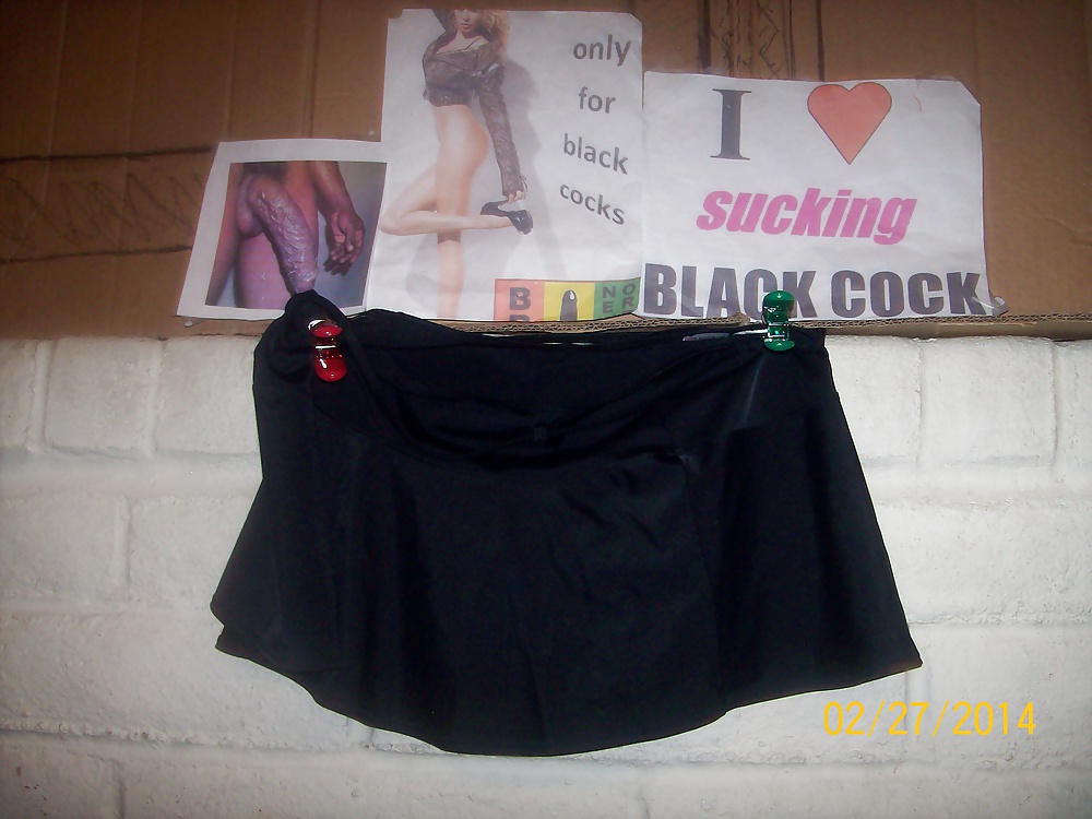 Micro skirts and tutus worn to tease and please BBCs only.  #24839369