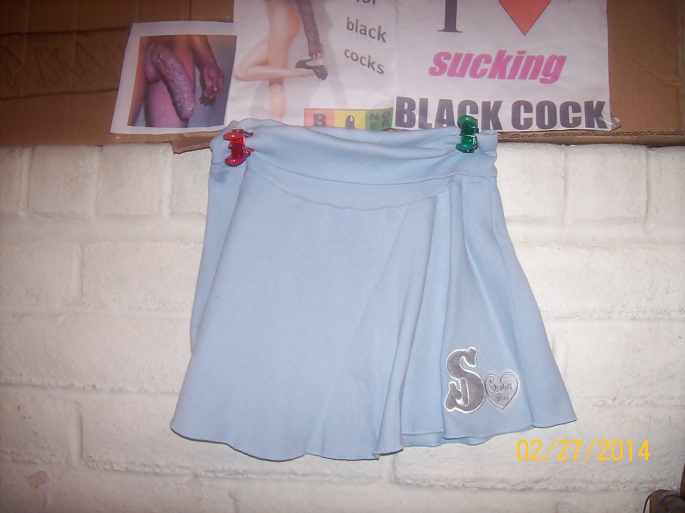 Micro skirts and tutus worn to tease and please BBCs only.  #24839373