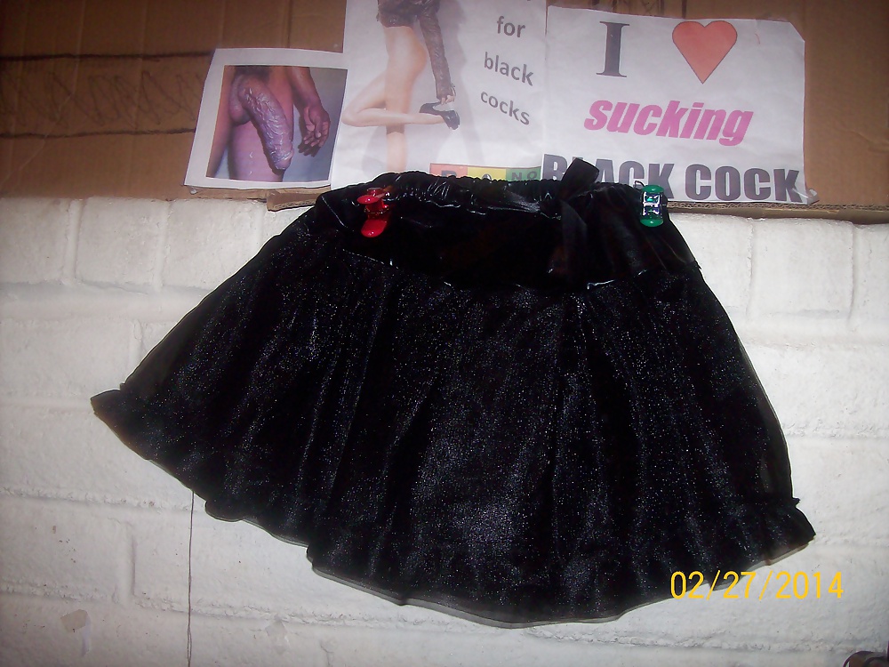 Micro skirts and tutus worn to tease and please BBCs only.  #24839388