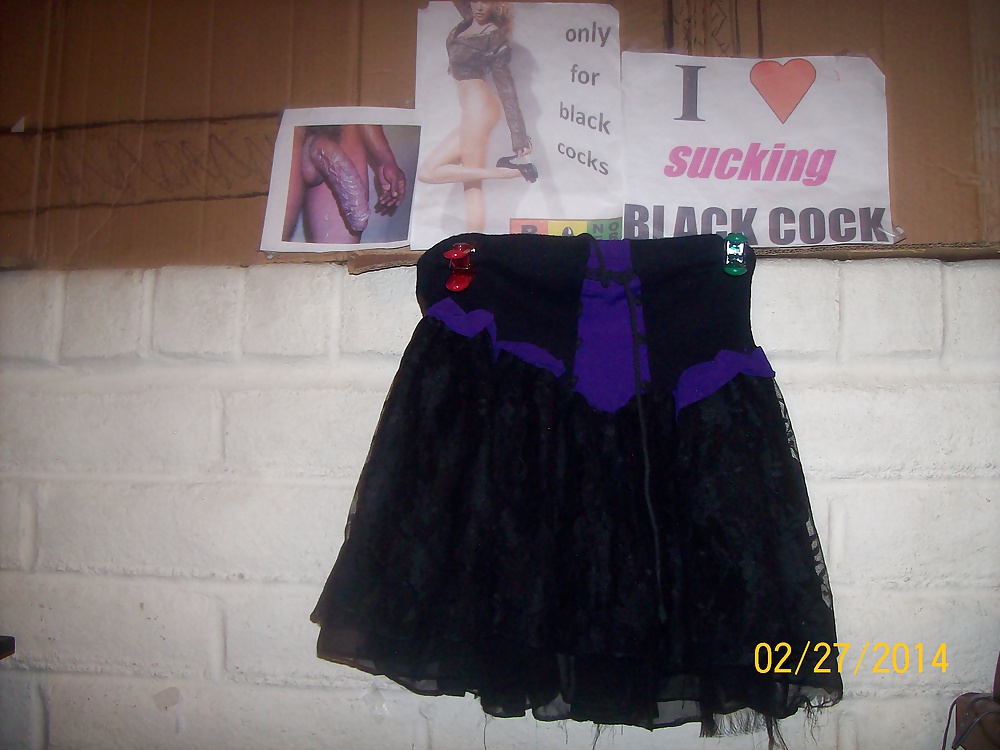 Micro skirts and tutus worn to tease and please BBCs only.  #24839396