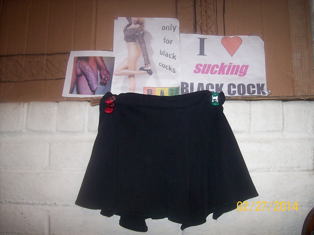 Micro skirts and tutus worn to tease and please BBCs only.  #24839403