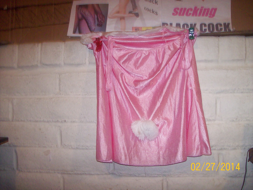 Micro skirts and tutus worn to tease and please BBCs only.  #24839431