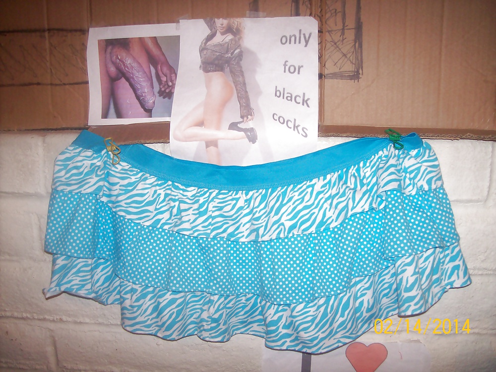 Micro skirts and tutus worn to tease and please BBCs only.  #24839438