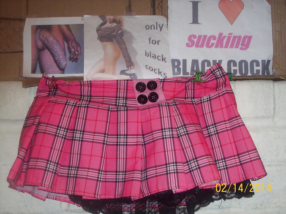 Micro skirts and tutus worn to tease and please BBCs only.  #24839443