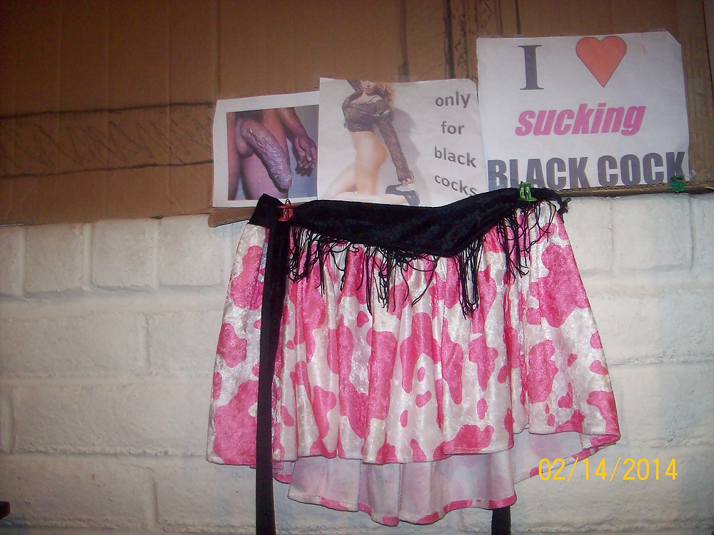 Micro skirts and tutus worn to tease and please BBCs only.  #24839464