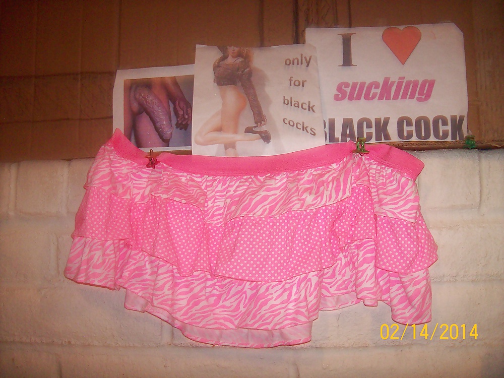 Micro skirts and tutus worn to tease and please BBCs only.  #24839504