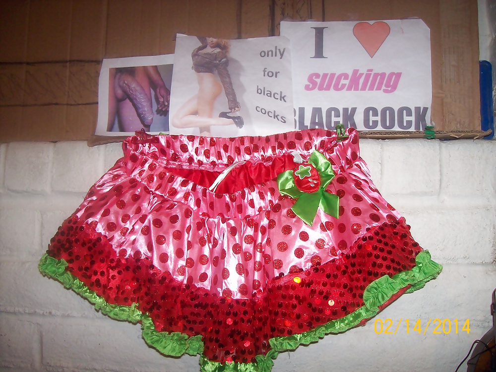 Micro skirts and tutus worn to tease and please BBCs only.  #24839526