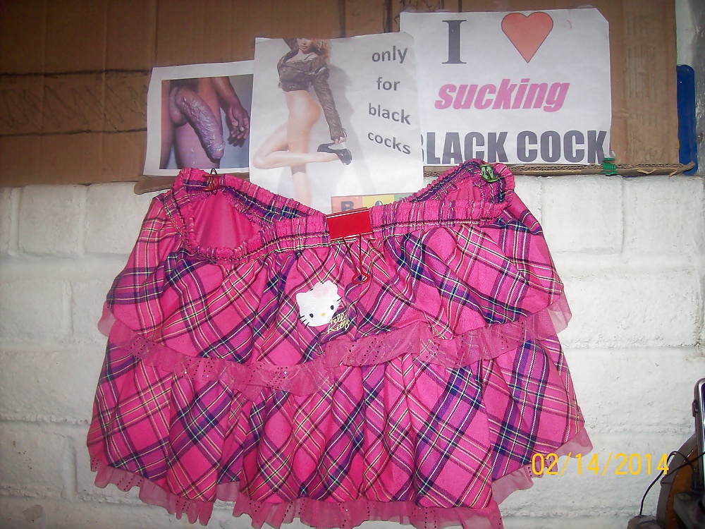 Micro skirts and tutus worn to tease and please BBCs only.  #24839533