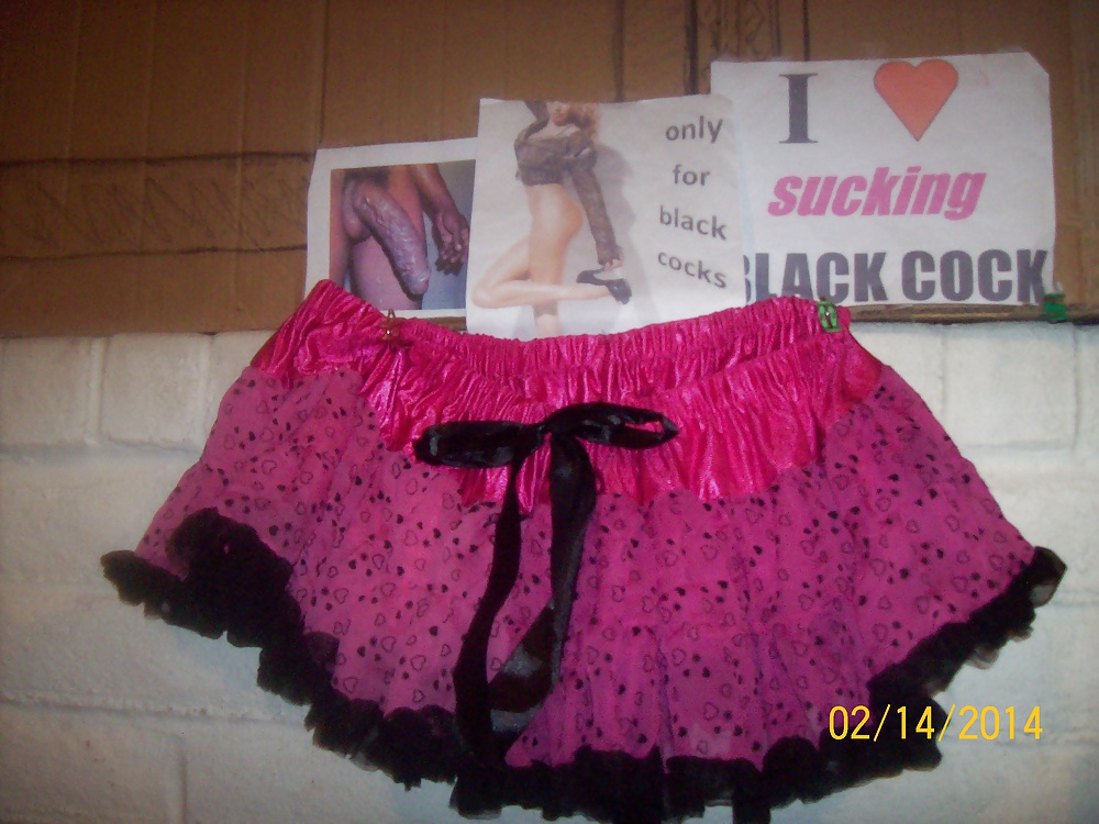 Micro skirts and tutus worn to tease and please BBCs only.  #24839540