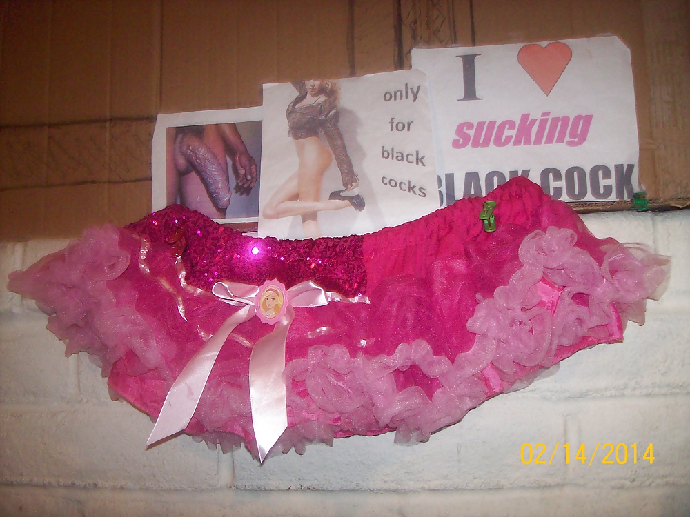 Micro skirts and tutus worn to tease and please BBCs only.  #24839607