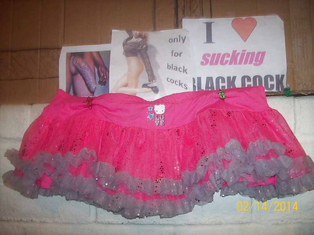Micro skirts and tutus worn to tease and please BBCs only.  #24839617