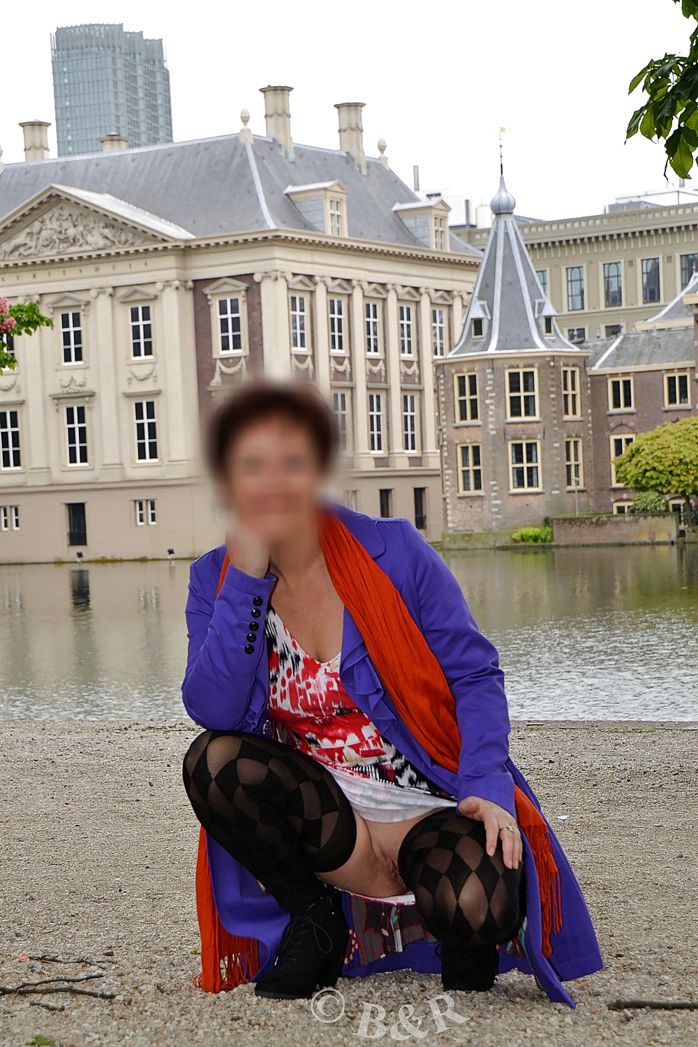 オランダ人女性のフラッシュ（オランダ）2
 #25893477