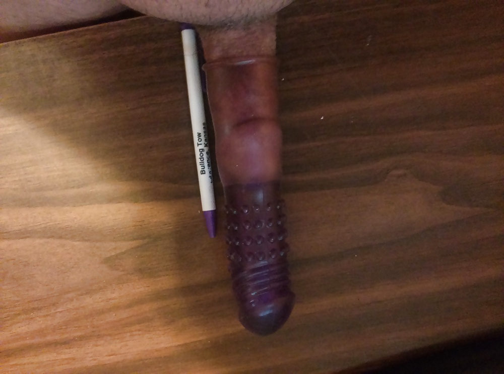 Purple penis sleeve extension #33406209