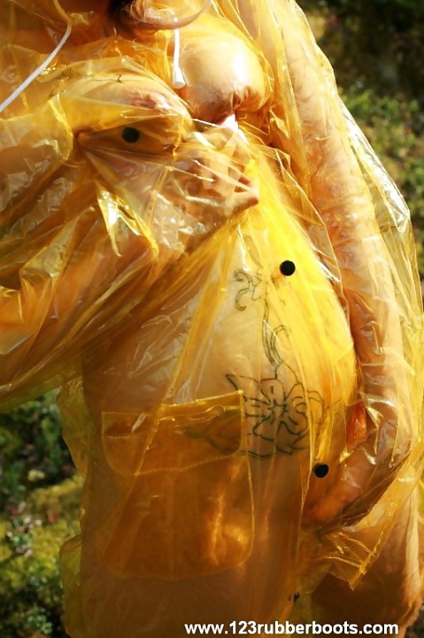 Teen in plastic rain wear 1 - Suomipvc #28105819