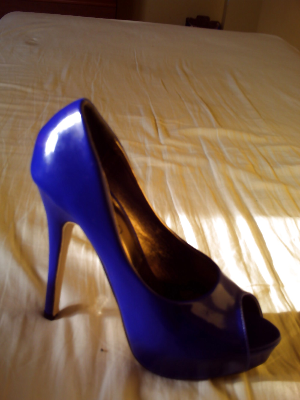 Baiser Nouveaux Talons Chaussures Bleues #34207510