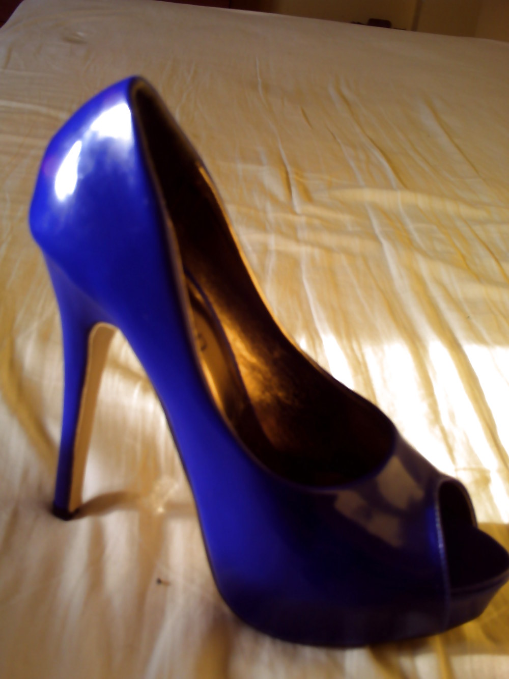 Ficken Neue Absatzschuhe Blau #34207563