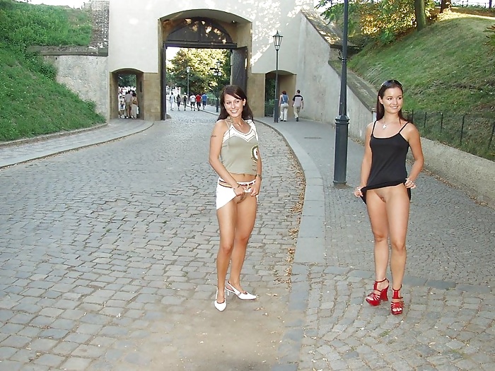 Beautiful Girls Flashing in Streets by TROC #33360975