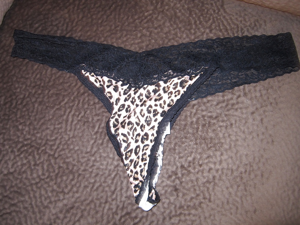 My New Leopard and Lace Thong #23923862