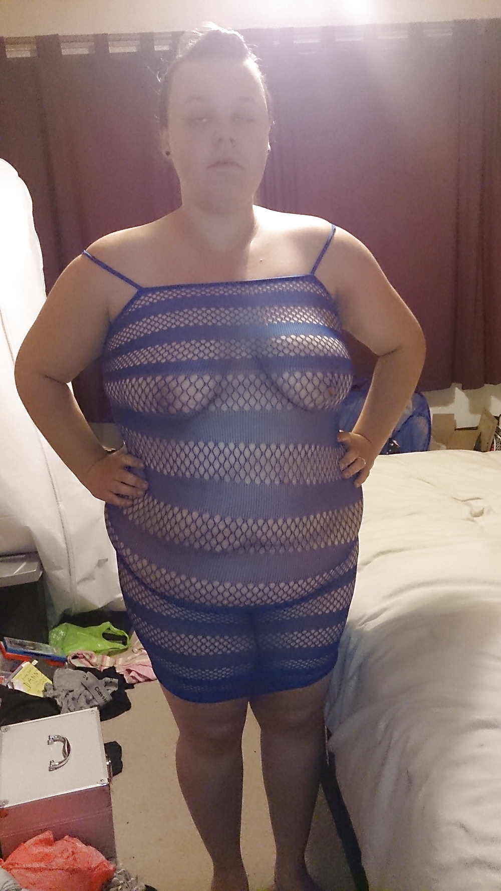 Bbw wifes new crotchless outfit #30329608