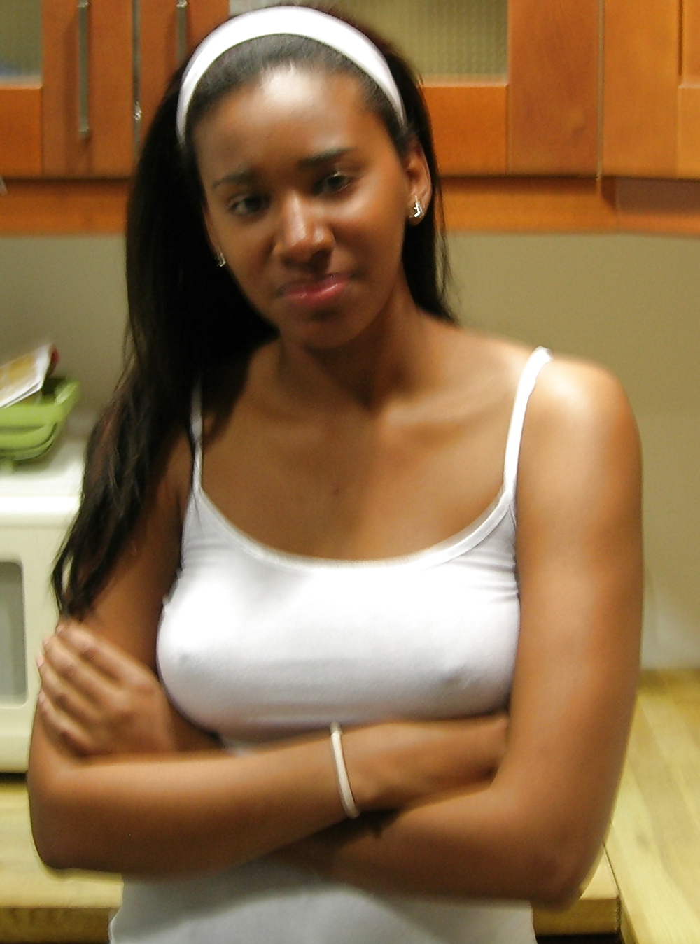 Cute black girl in the Kitchen #39484793