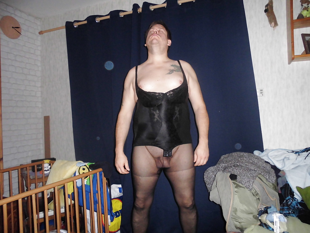In schwarzer Strumpfhose #31509938