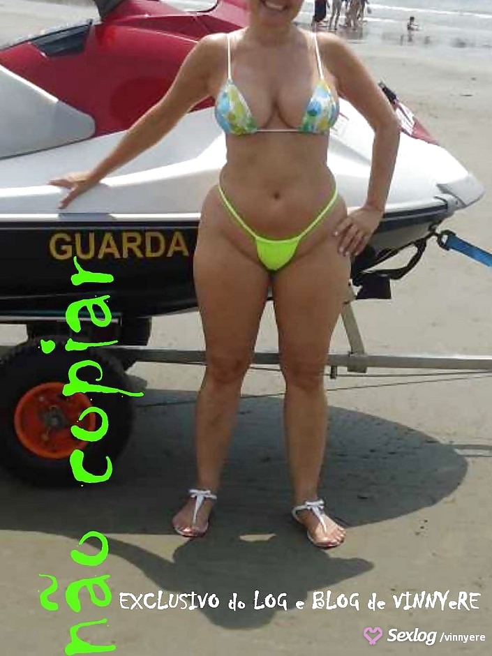 Brasileños exhibicionistas - bikinis especiales desagradables
 #36995603