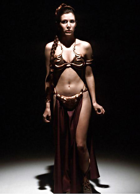 Rare slave Princess Leia behind the scenes #32568216