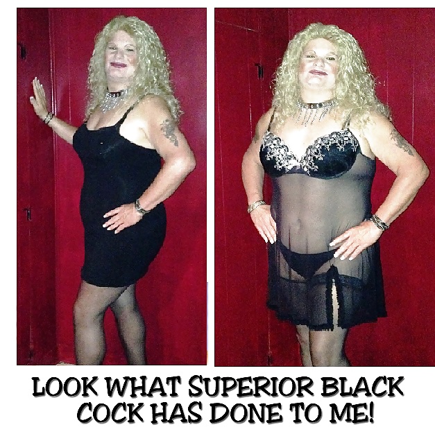 White sissy faggot for Superior Black Men Captions #32152498